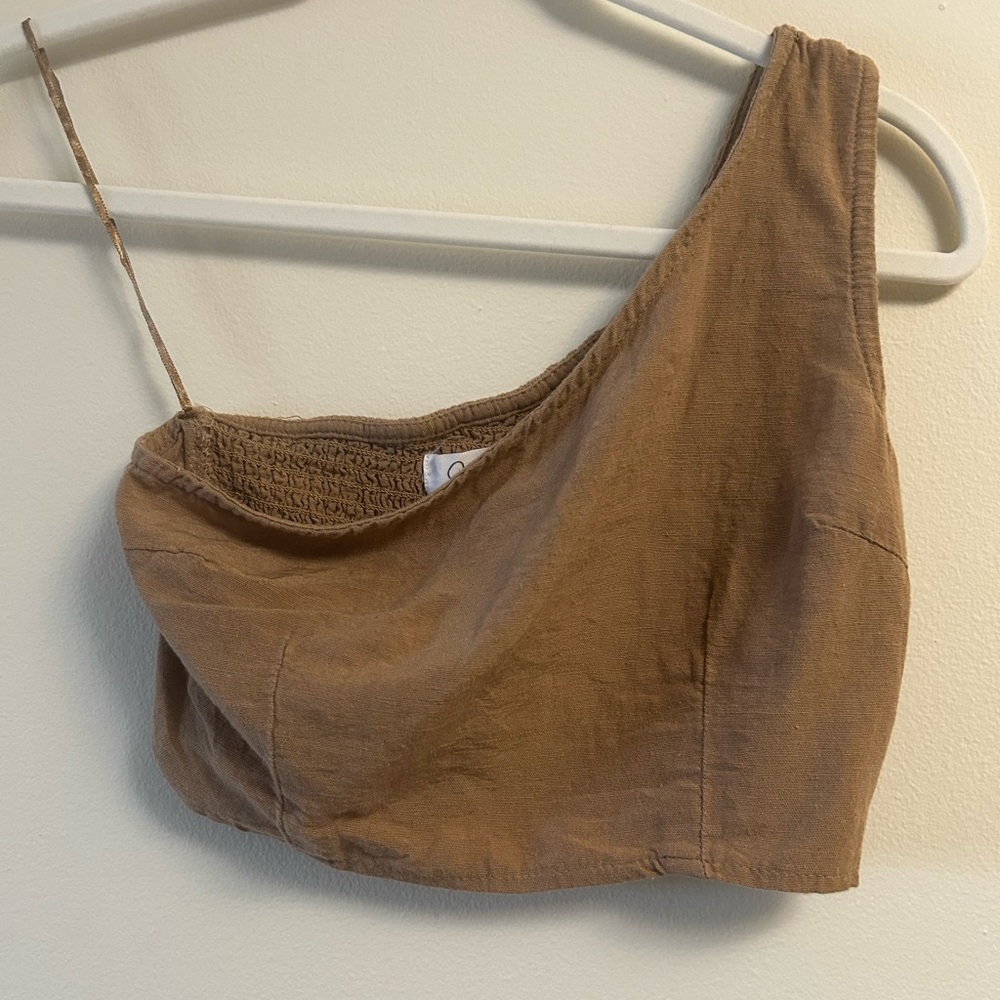Japna One-Shoulder Crop Top